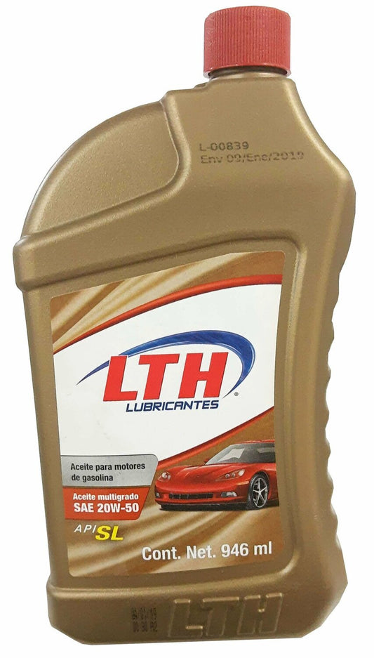 ACEITE LTH SAE 20W-50 SL 946ML CARRO