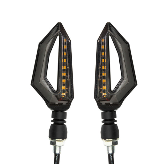 DIRECCIONAL C/CUARTO LED "RIDE" ZXD-05 LED AMARILLO/ROJO (Secuencia Progresiva)