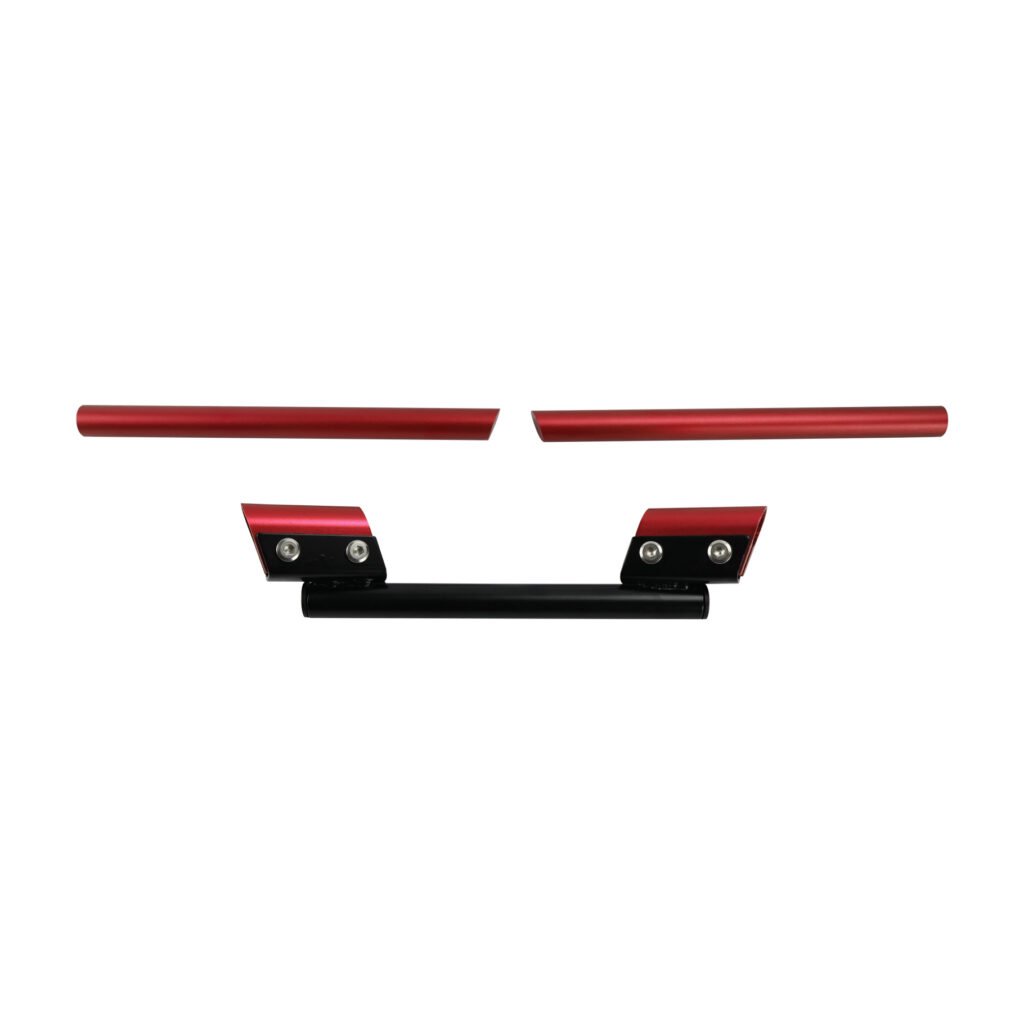 MANUBRIO DEPORTIVO UNIVERSAL ROJO 3 PIEZAS