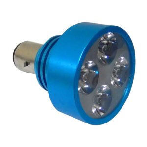 FOCO LED 12W (4X3W) 1000LUMEN (ANODIZADO-AZUL) RODA