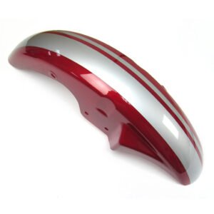 SALPICADERA DELANTERA ROJA/ROSA LINEAS PLATA ITALIKA RC 150 (09-17)