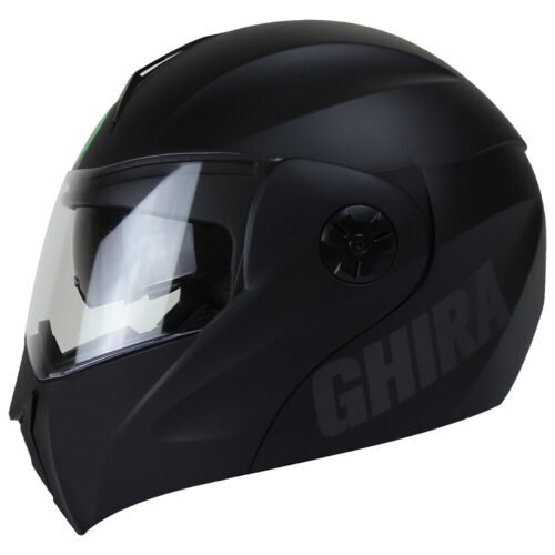 CASCO GHIRA GH1000 NEGRO MATE ABATIBLE SVS