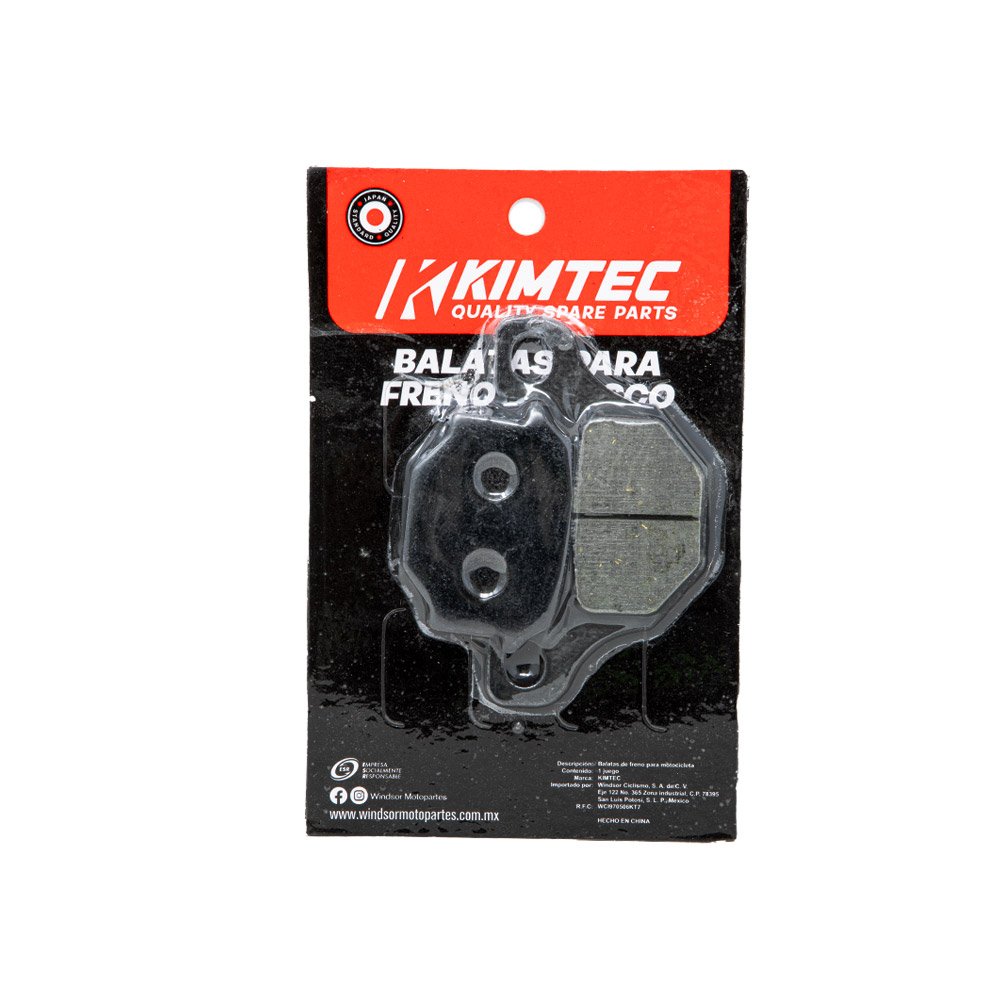 BALATA FRENO DE DISCO "KIMTEC" P/S. GN125