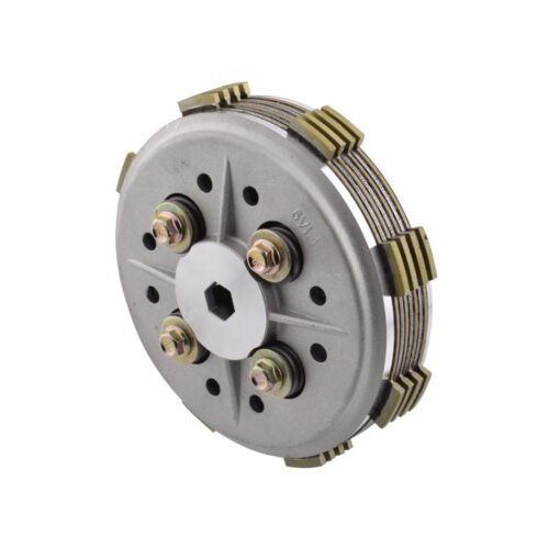 KIT EMBRAGUE P/YAMAHA YBR-125 C (CUBO, PLATO PRECION Y PASTAS) (OEM)