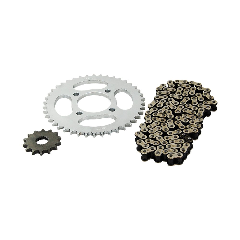 KIT DE SPROCKETS Y CADENA "WINDSOR" P/SUZUKI GN-125 (42/14T+428HS-118L)