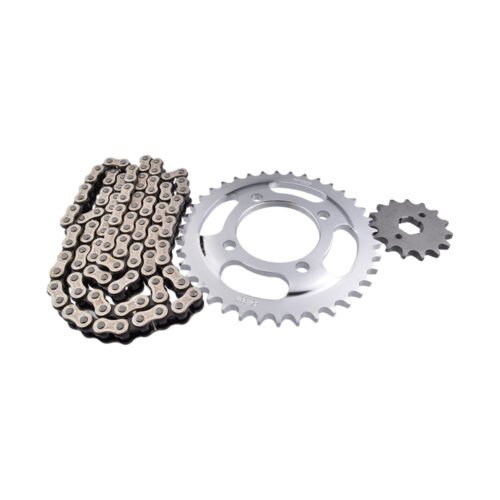 KIT DE SPROCKETS Y CADENA "WINDSOR" P/ITALIKA FT-125 (38/15T+428HS-102L)