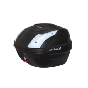 MALETERO "EVOLUTION" 33L E-888 REFLEJANTE BLANCO