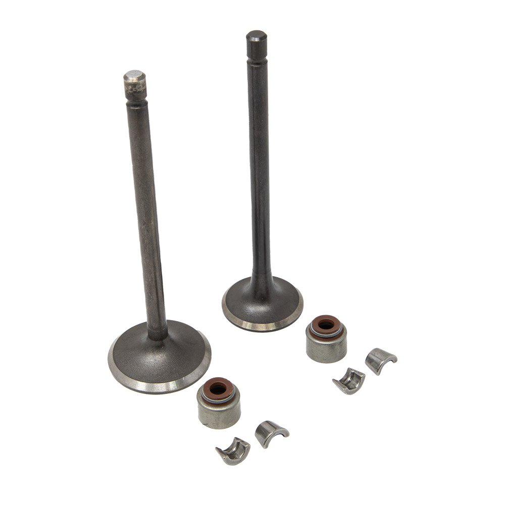 VÁLVULAS ADMISIÓN Y ESCAPE CON SELLOS PARA YAMAHA FZ16 2.0